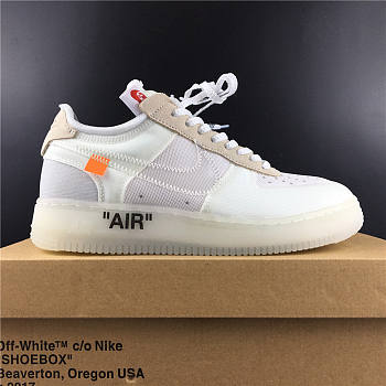 OFF-WHITE x Nike Air Force Pure White Low