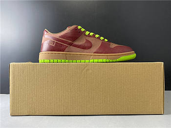 Nike Dunk Low 1-Piece Laser Varsity Red Chartreuse