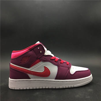 Air Jordan 1 Mid True Berry Rush Pink