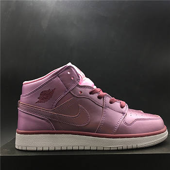 Jordan 1 Mid Pink Rise