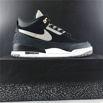 Jordan 3 Retro Tinker Black Cement Gold