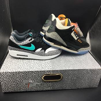 Atmos x Air Jordan 3 Retro & Air Max 1 'Safari Pack' 