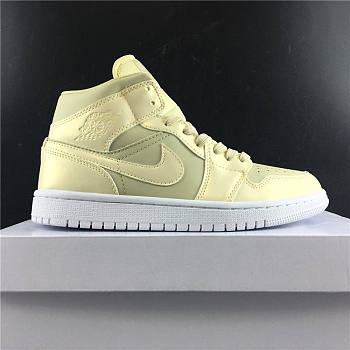 Jordan 1 Mid Goose Feather Yellow