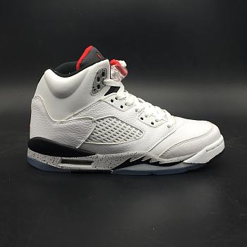 Air Jordan 5 White Cement