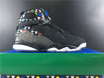 Air Jordan 8 Retro 'Quai 54' Black