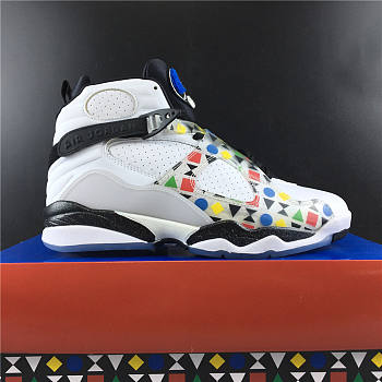 Air Jordan 8 Retro 'Quai 54' White