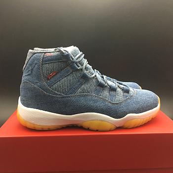 Levi's x Air Jordan 11 Denim/Sail-Game Red