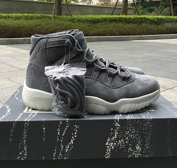  Air Jordan 11 Retro Prem 'Grey Suede' 