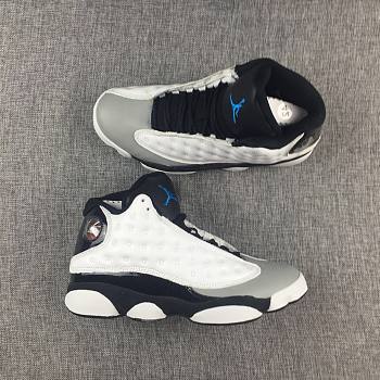 Air Jordan 13 Retro White/Tropical Teal-Black-Wolf Grey 