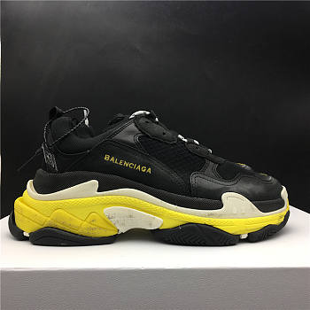 Balenciaga Triple S Black Yellow White