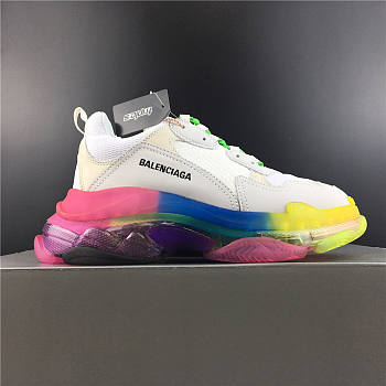 Balenciaga Triple S Clear Sole Rainbow