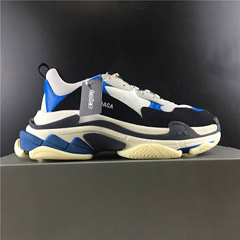 Balenciaga Triple S Black Blue