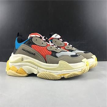 Balenciaga Triple S Grey Red Blue Children 