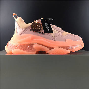 Balenciaga Triple S Clear Sole Peach 