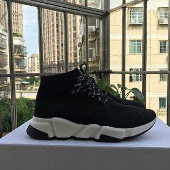 Balenciaga Speed Trainer Lace Up Black