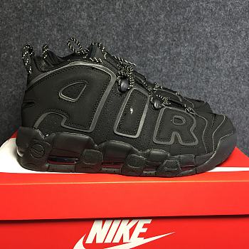 Nike Air More Uptempo Black Reflective