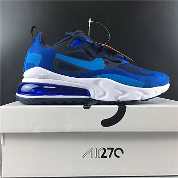 Nike Air Max 270 React Triple Blue