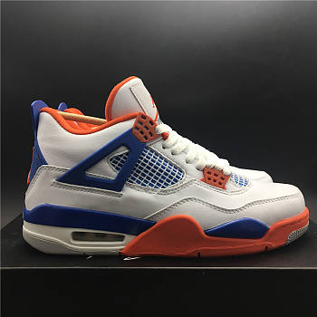 Air Jordan 4 Retro White/Royal/Orange