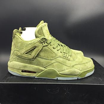 Air Jordan 4 x KAWS 'Cool Green' Glow In Dark