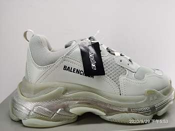 Balenciaga Triple S White Clear Sole