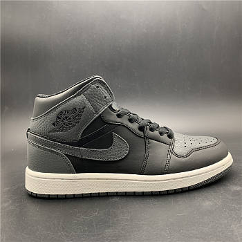 Air Jordan 1 Retro Mid Black Dark Grey