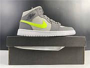 Air Jordan 1 Mid Gunsmoke Volt - 554724-072 - 5