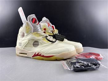 Air Jordan 5 Off White 3M REFLECTIVE 