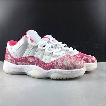 Air Jordan Retro 11 Low Pink Snakeskin