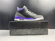 Air Jordan 3 Retro Black Court Purple - CT8532-050 - 4