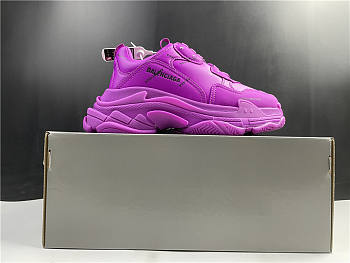 Balenciaga Triple S Violet Logo - 524039 W2FA1 9016