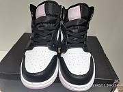 Air Jordan 1 Mid White Black Light Arctic Pink - 555112-103 - 5