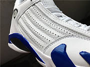 Air Jordan 14 Retro White Hyper Royal - 487471-104 - 4