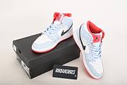 Air Jordan 1 Mid Half Blue Polka Dot Swoosh - 555112-400 - 3