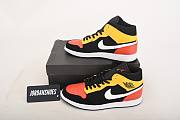 Air Jordan 1 Mid Black Amarillo Orange - 852542-087 - 3