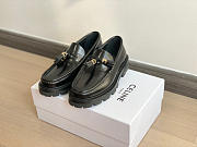 Celine Margaret Loafer With Tassels In Polished Bull Black - 1