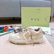 OFF-WHITE OOO Low Out Of Office White Beige  - 3