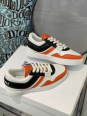 Celine Trainer Low Lace-up Sneaker Orange Black - 4