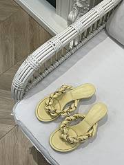 Bottega Veneta Yellow Dot Sandals - 5