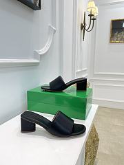 Bottega Veneta Black Band Sandals - 1