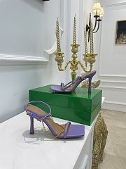 Bottega Veneta Purple Stretch chain-strap Sandals - 1