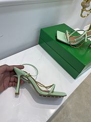 Bottega Veneta Mint Stretch chain-strap Sandals - 4