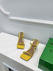 Bottega Veneta Yellow Stretch chain-strap Sandals - 2