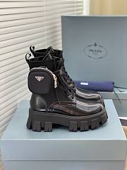 Prada Strapped Pouch Combat Boots 0074 - MayShow