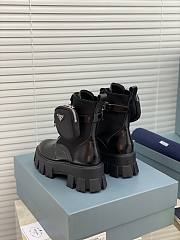 Prada Strapped Pouch Combat Boots 0074 - 2