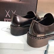 Black Chocolate brushed leather loafers - 2DE127_055_F0002 - 3