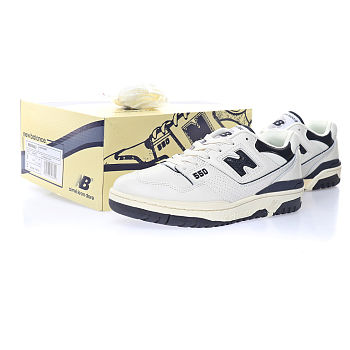 New Balance 550 Aime Leon Dore White Navy - BB550ALF