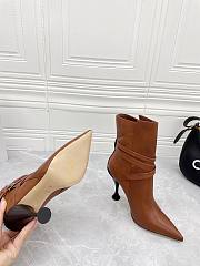 Burberry Brown Hadfield Point Toe High heel ankle boots - 2