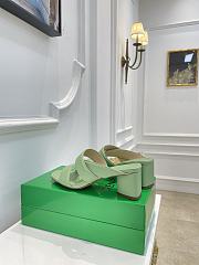 Bottega Veneta Green Band Mules - 3