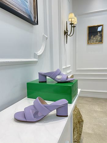 Bottega Veneta Purple Band Mules