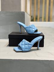 Bottega Veneta Light Blue Paded Sandals - 1